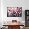 Pink And Silver Abstract Wall Art