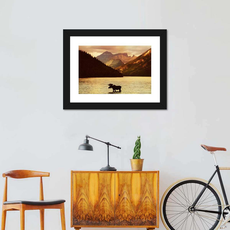 Lake Moose Wall Art