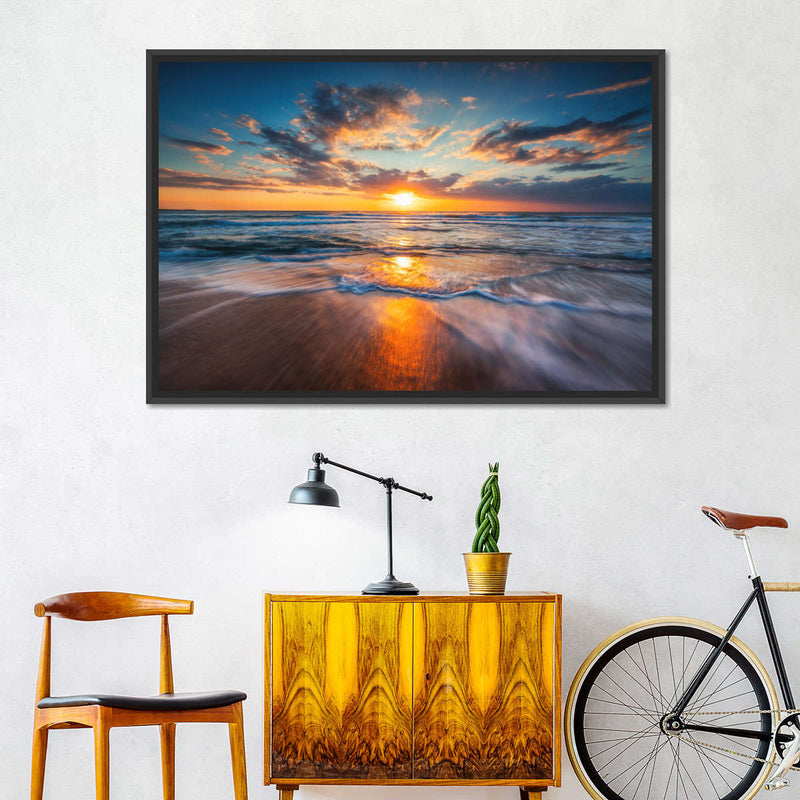 Summer Ocean Sunrise Wall Art