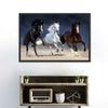 Wild Colorful Horses Wall Art