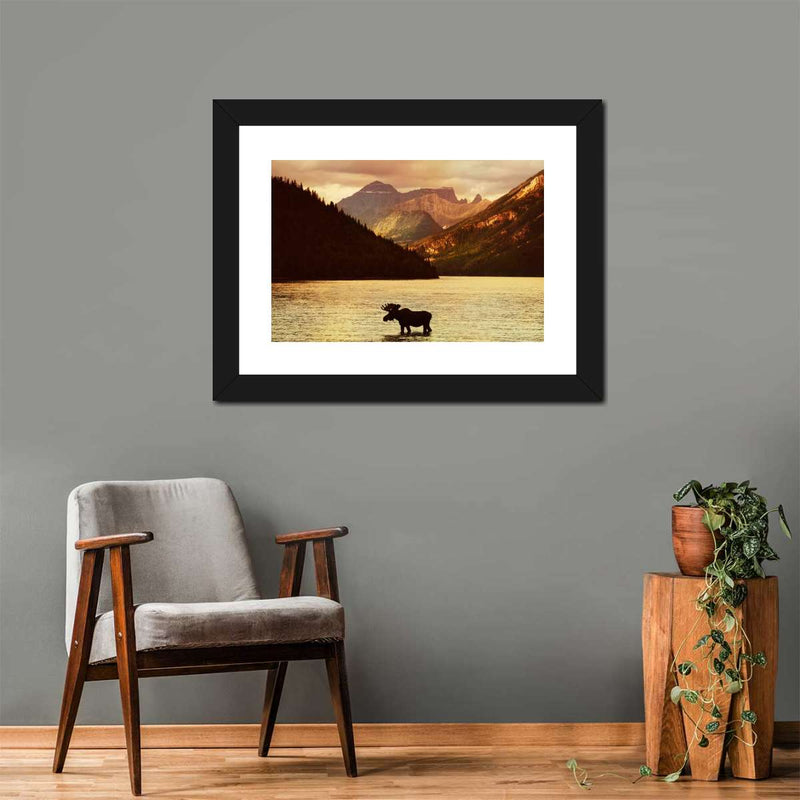 Lake Moose Wall Art