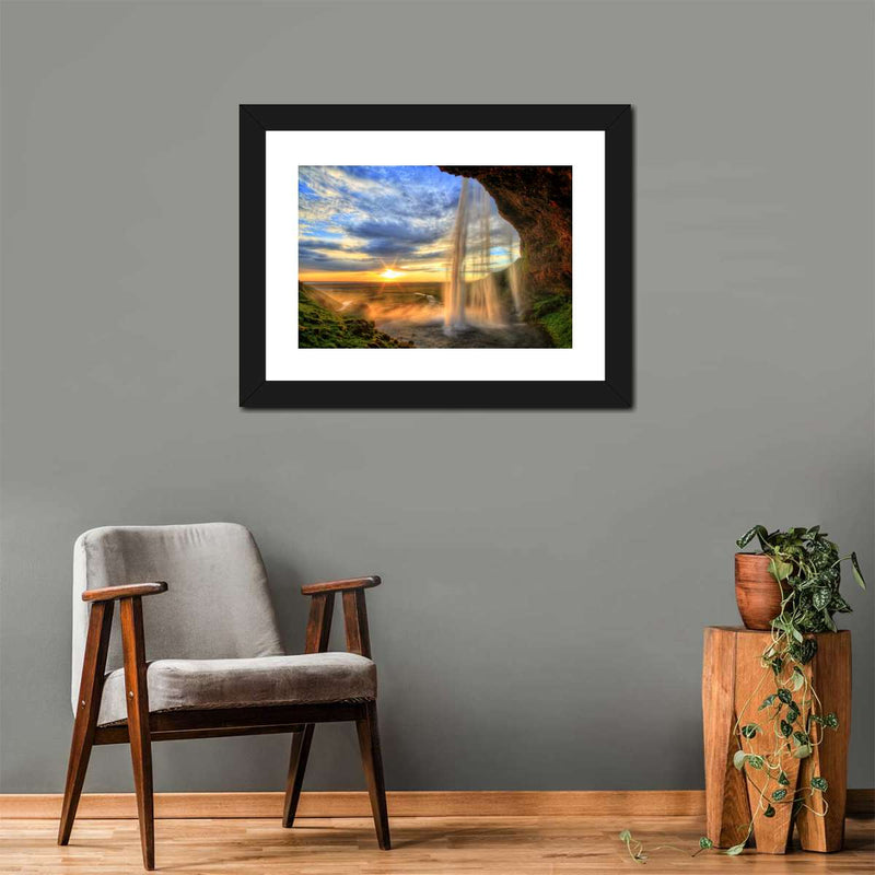 Mountain Waterfall Wall Art