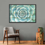 Succulent Plant Bloom Wall Art