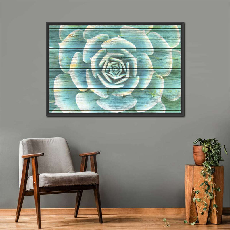 Succulent Plant Bloom Wall Art