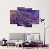 Purple Abstract Wall Art