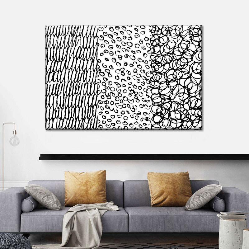 Patterned Simple Abstract Wall Art