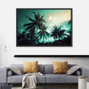 Retro Style Palm Trees Wall Art