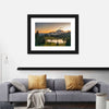 Majestic Sunset At Mount Rainer Wall Art