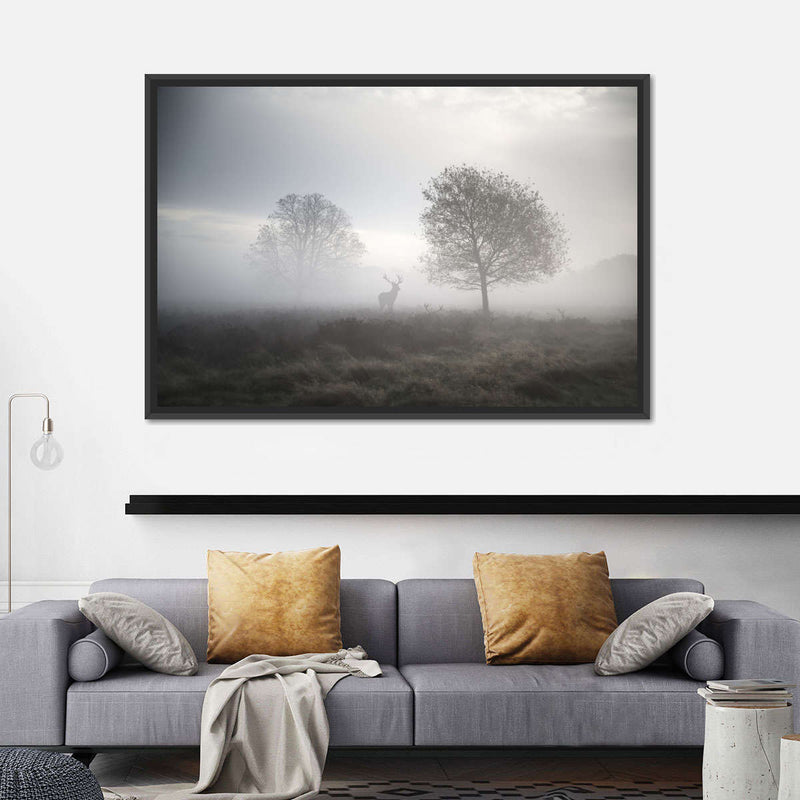 Hunting at Dusk Wall Art