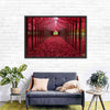 Red Forest Wall Art