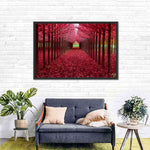 Red Forest Wall Art
