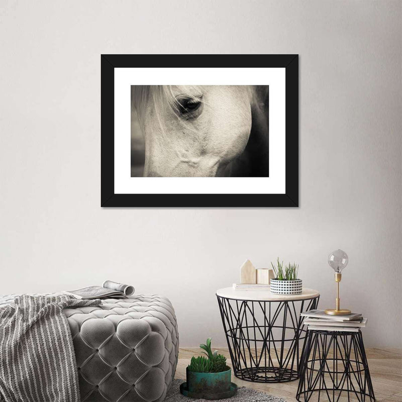 White Horse Eye Wall Art