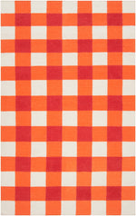 Gilbert Modern Orange Area Rug