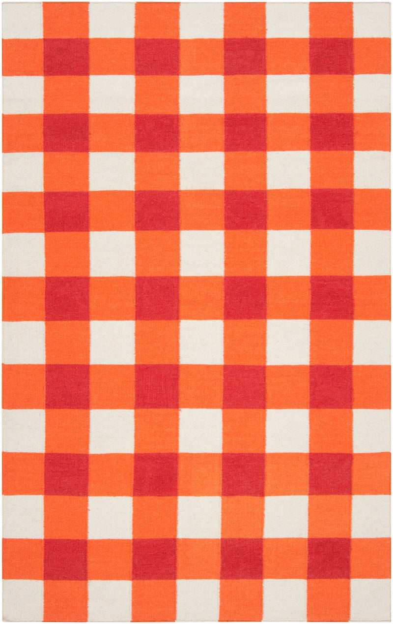 Gilbert Modern Orange Area Rug