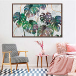Monstera Leaves Wall Art