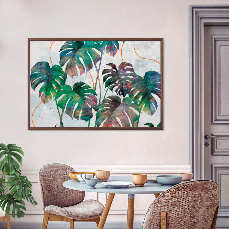 Monstera Leaves Wall Art