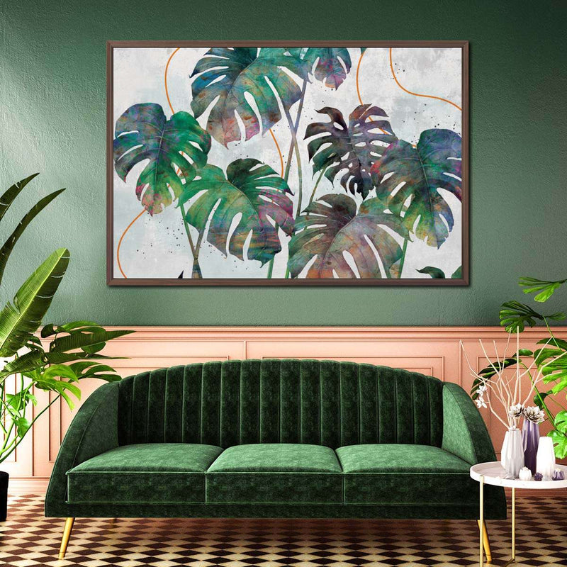 Monstera Leaves Wall Art
