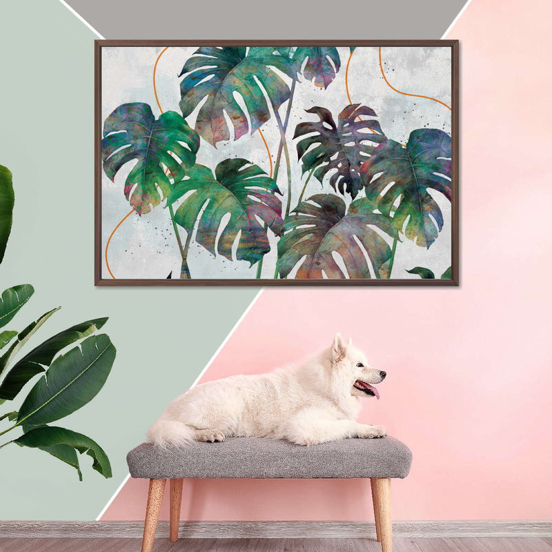 Monstera Leaves Wall Art