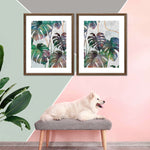 Monstera Leaves Wall Art