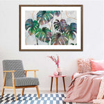 Monstera Leaves Wall Art