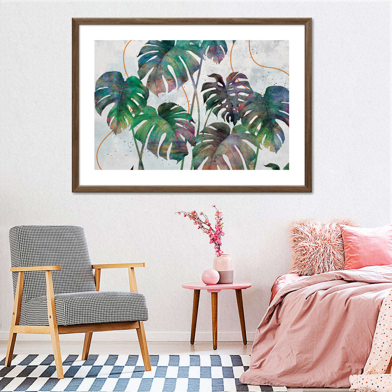Monstera Leaves Wall Art