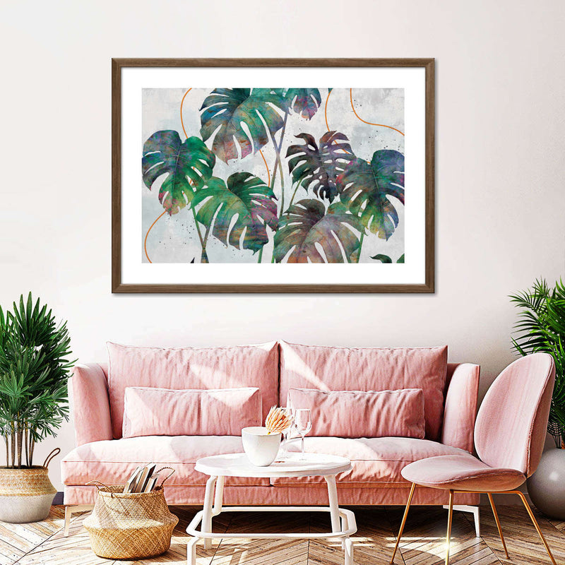 Monstera Leaves Wall Art
