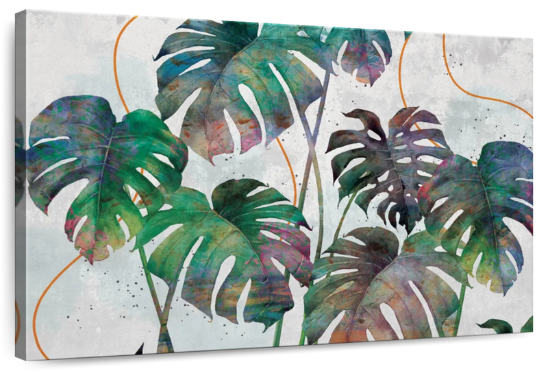 Monstera Leaves Wall Art