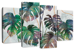 Monstera Leaves Wall Art