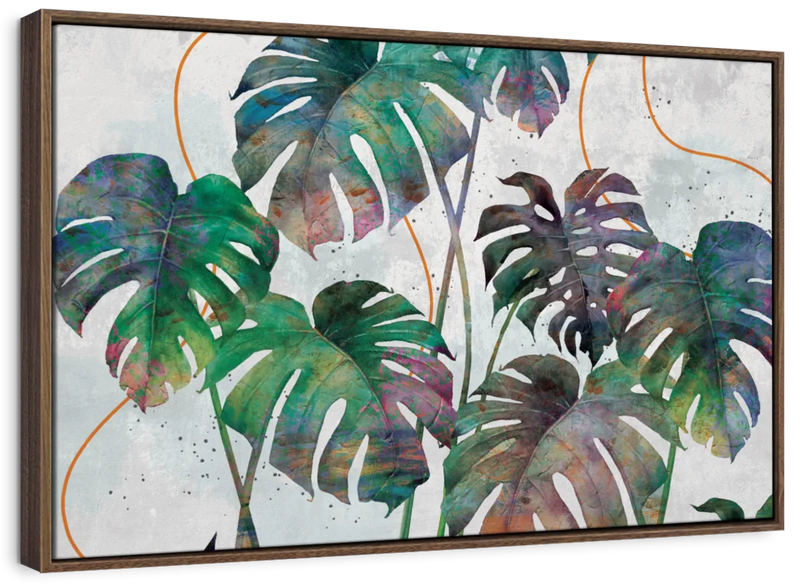 Monstera Leaves Wall Art