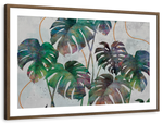 Monstera Leaves Wall Art