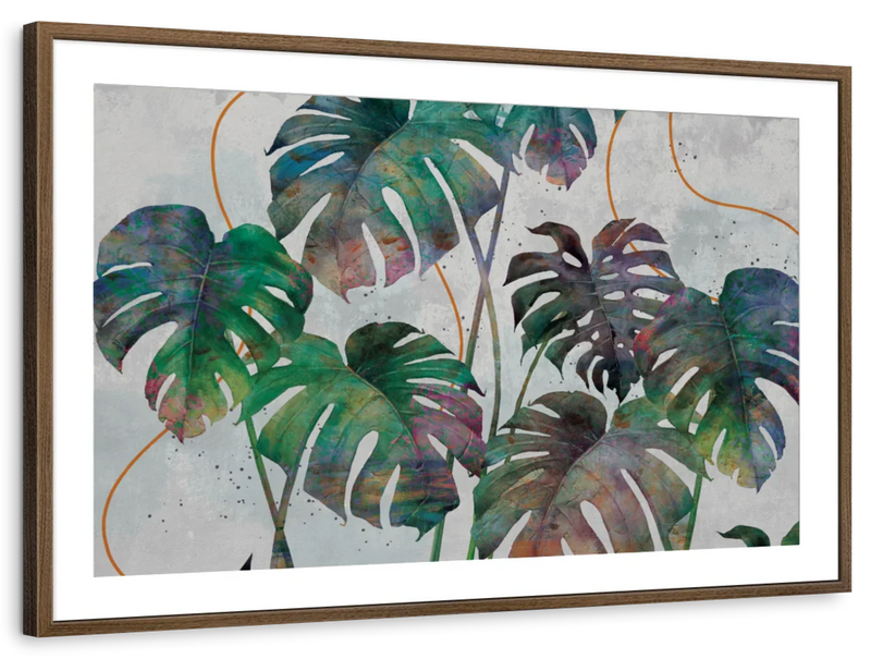 Monstera Leaves Wall Art