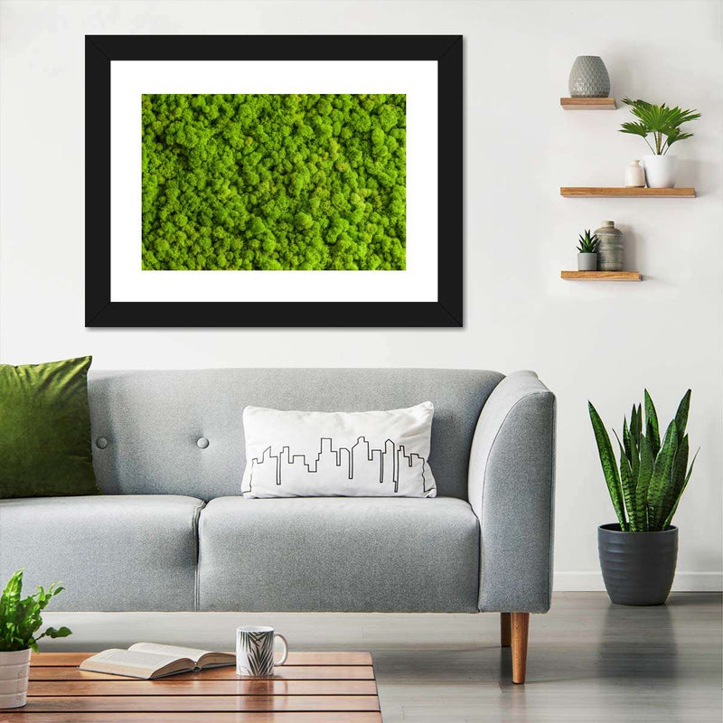 Green Reindeer Moss Wall Art