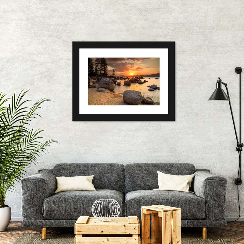 Lake Tahoe Twilight Wall Art