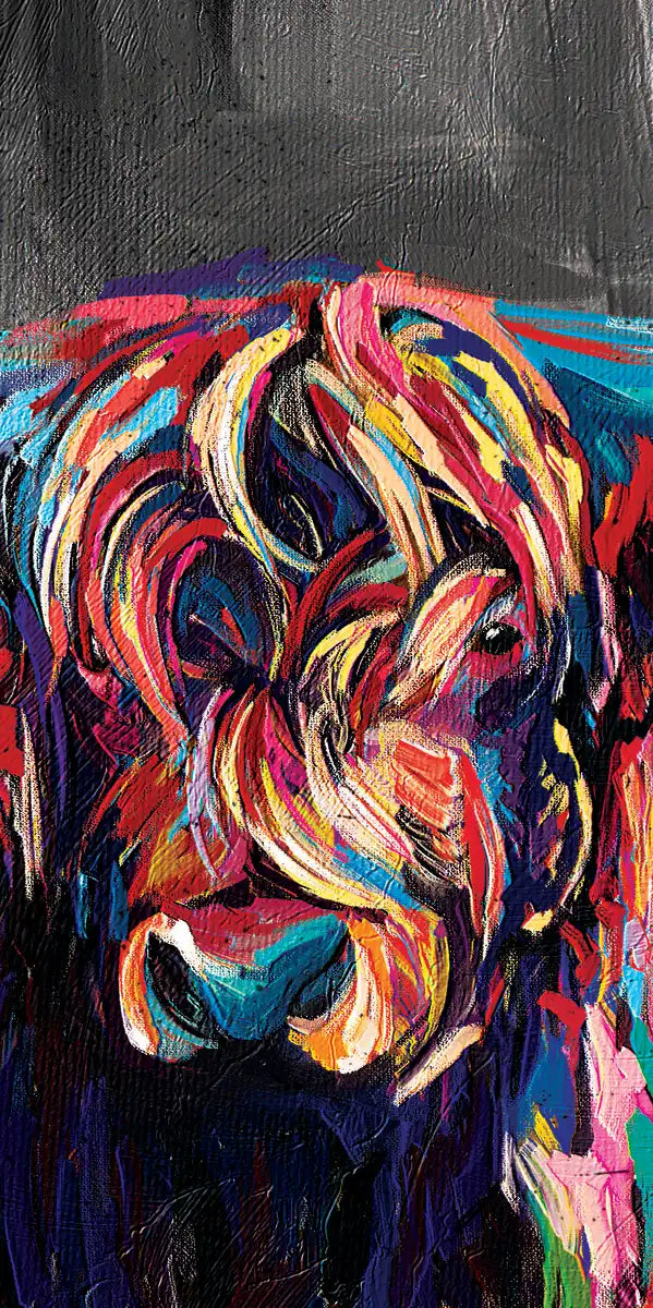 Highland Cow Acrylic Wall Art