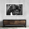 Melancholic French Bulldog Wall Art