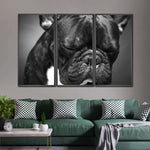 Melancholic French Bulldog Wall Art