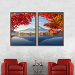Mount Fuji Autumn Wall Art