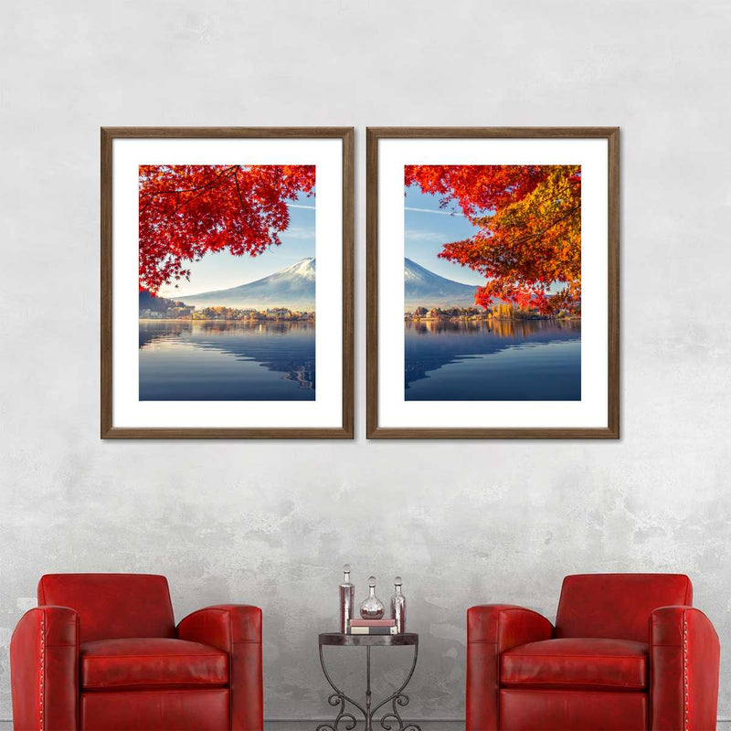 Mount Fuji Autumn Wall Art