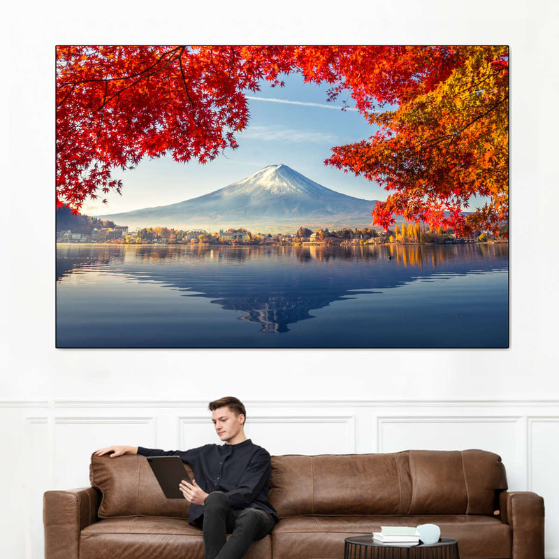 Mount Fuji Autumn Wall Art