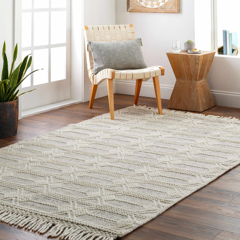 Chars Wool Tasseled Area Rug