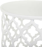 Pram White End Table