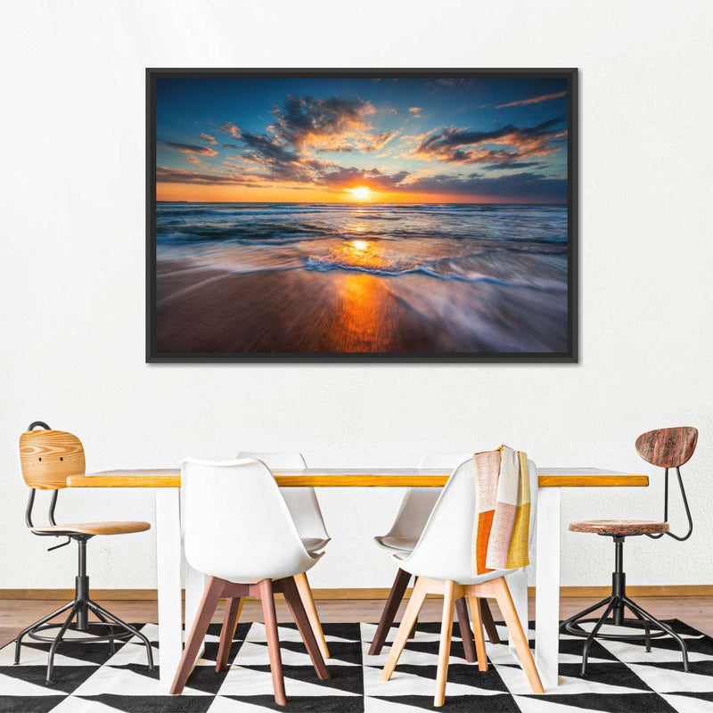 Summer Ocean Sunrise Wall Art