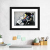 Monkey Wearing Headphones Wall Art