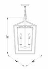 Hotevilla Gold Chain Ceiling Lighting