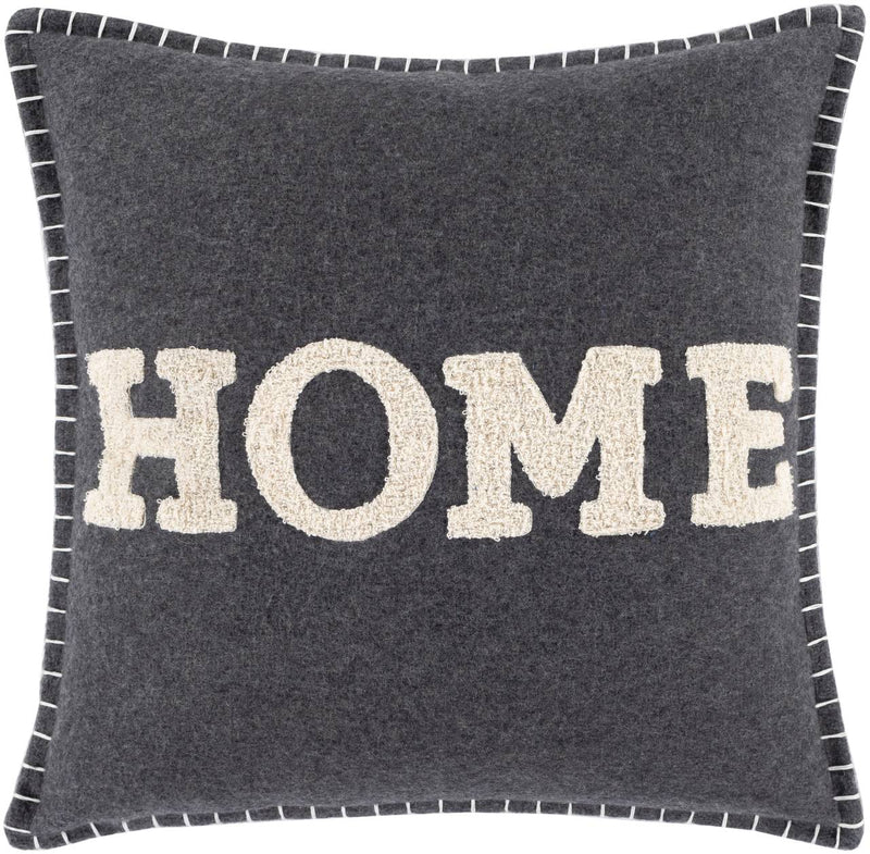 Niederneukirchen Charcoal Pillow Cover