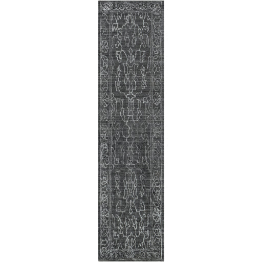 Hightower Charcoal Hand-Knotted Rug