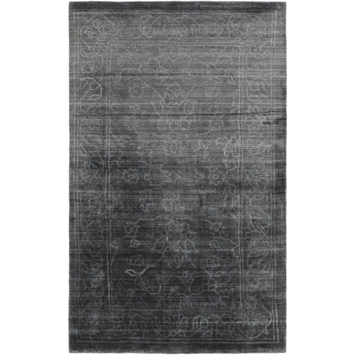 Hightower Charcoal Hand-Knotted Rug