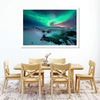 Green Aurora Borealis Wall Art