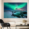 Green Aurora Borealis Wall Art