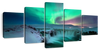 Green Aurora Borealis Wall Art